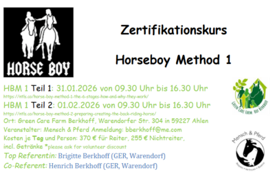 Horseboy Method 1   Zertifikationskurs engl.